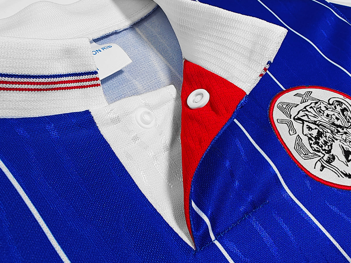 1989-90 Ajax Away Retro Long Sleeve S-2XL