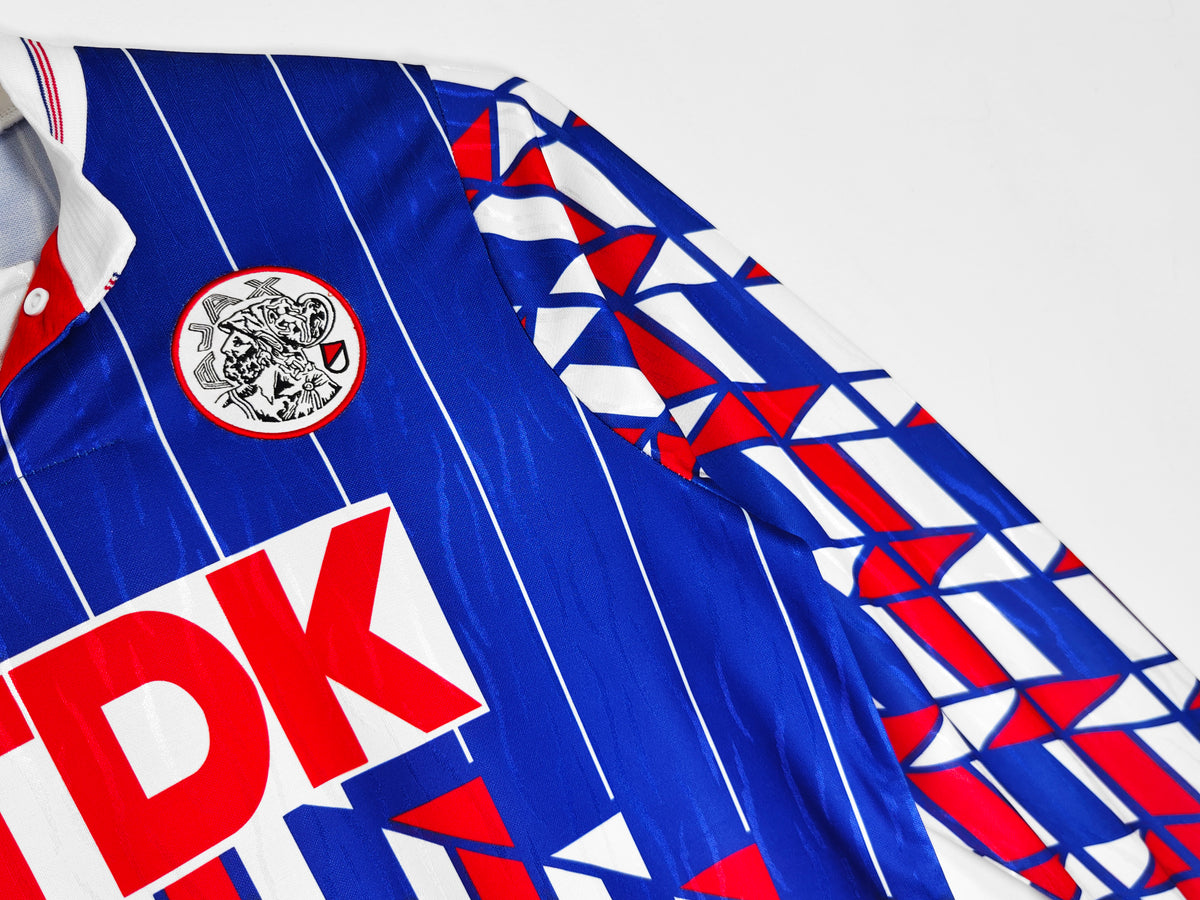 1989-90 Ajax Away Retro Long Sleeve S-2XL
