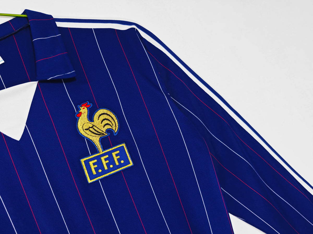 1980-82 France Home Retro Long Sleeve S-2XL