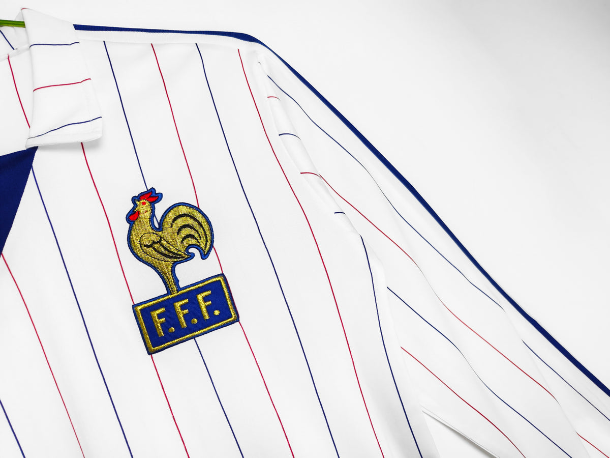 1980-82 France Away Retro Long Sleeve S-2XL