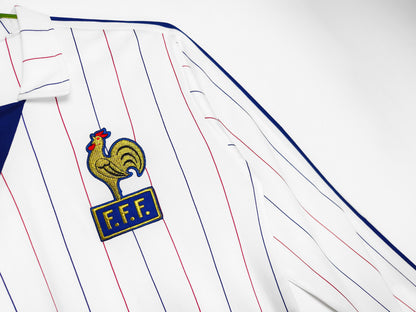 1980-82 France Away Retro Long Sleeve S-2XL