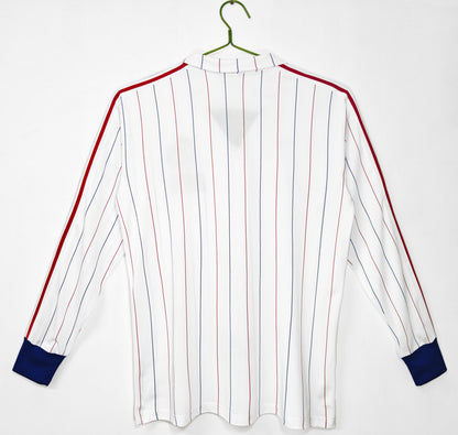 1980-82 France Away Retro Long Sleeve S-2XL