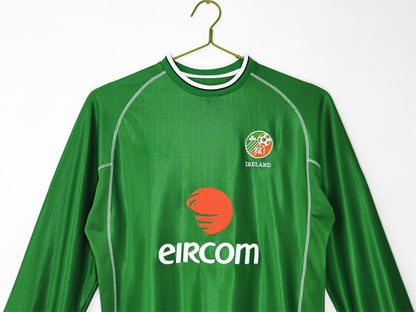 2002 Ireland Home Retro Long Sleeve S-2XL