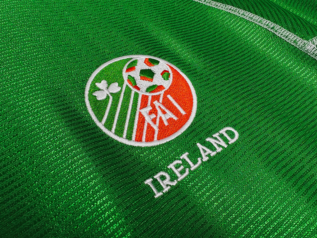 2002 Ireland Home Retro Long Sleeve S-2XL