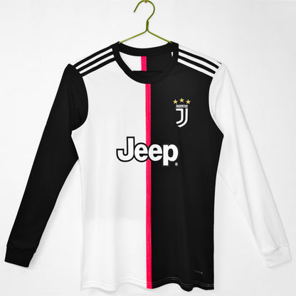 2019-20 Juventus Home Retro Long Sleeve S-2XL