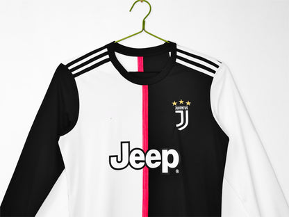 2019-20 Juventus Home Retro Long Sleeve S-2XL