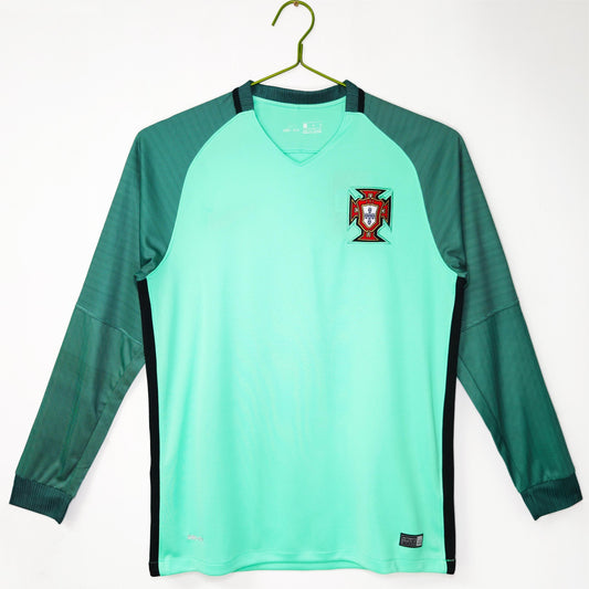 2016 Portugal Away Retro Long Sleeve S-2XL