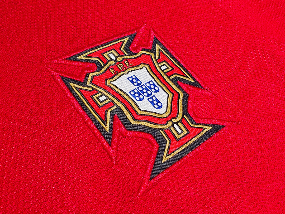 2012 Portugal Home Retro Long Sleeve S-2XL