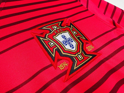 2014 Portugal Home Retro Long Sleeve S-2XL
