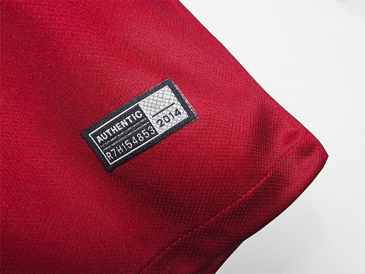 2014 Portugal Home Retro Long Sleeve S-2XL