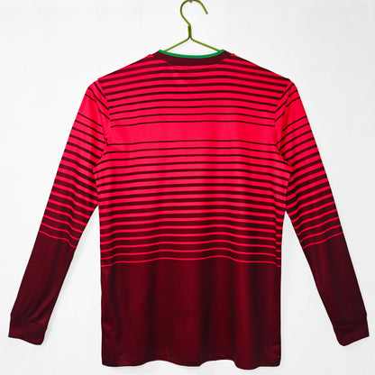 2014 Portugal Home Retro Long Sleeve S-2XL