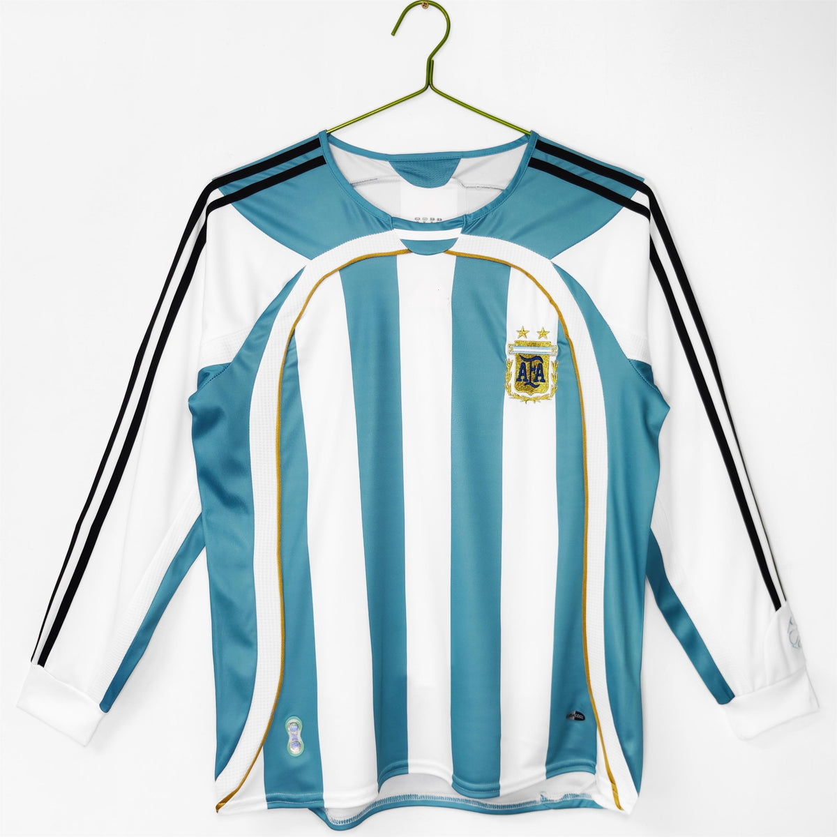2006 Argentina Home Retro Long Sleeve S-2XL