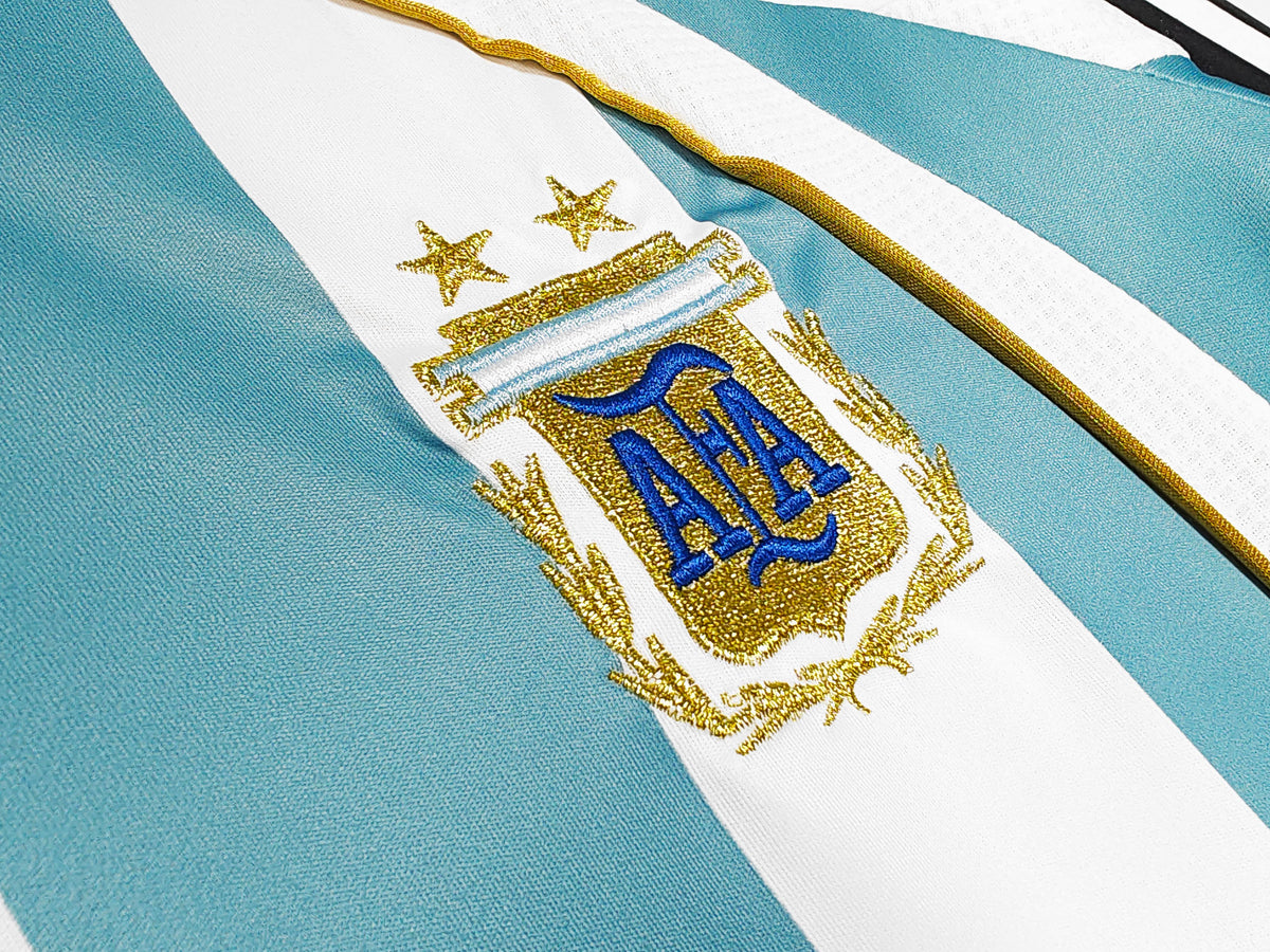 2006 Argentina Home Retro Long Sleeve S-2XL