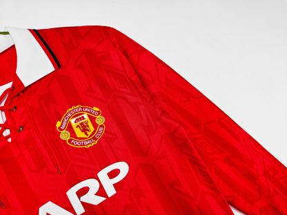 1992-94 Manchester United Home Retro Long Sleeve S-2XL