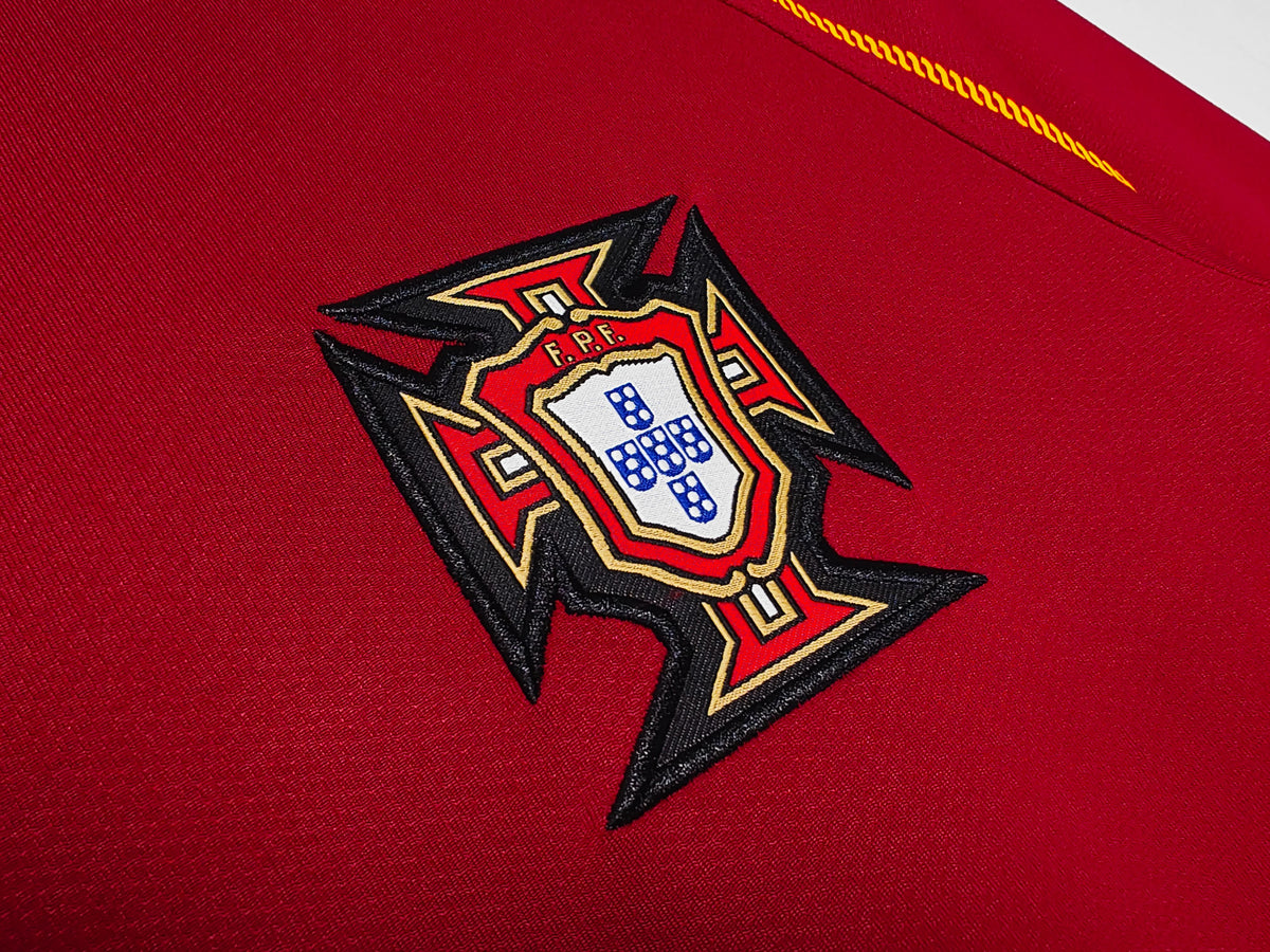 2006 Portugal Home Retro Long Sleeve S-2XL