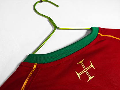 2006 Portugal Home Retro Long Sleeve S-2XL