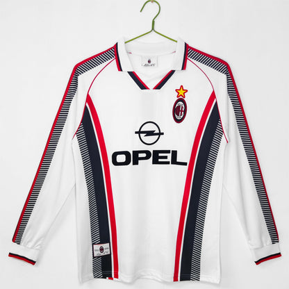 1997-98 AC Milan Away Retro Long Sleeve S-2XL