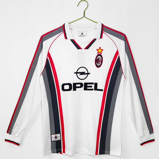 1997-98 AC Milan Away Retro Long Sleeve S-2XL