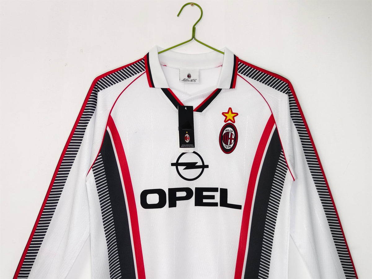 1997-98 AC Milan Away Retro Long Sleeve S-2XL