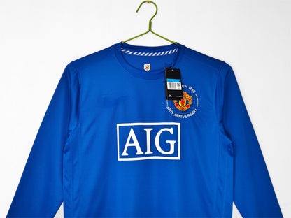 2008-09 Manchester United Second Away Champions League Retro Long Sleeve S-2XL