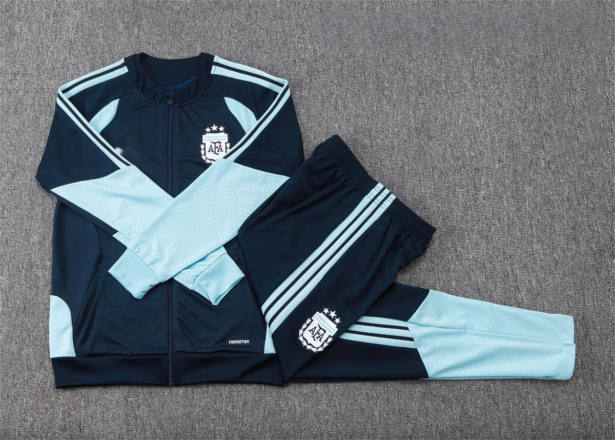 2026 Argentina Royal Blue Full Zip Training Suit Adults Or Children