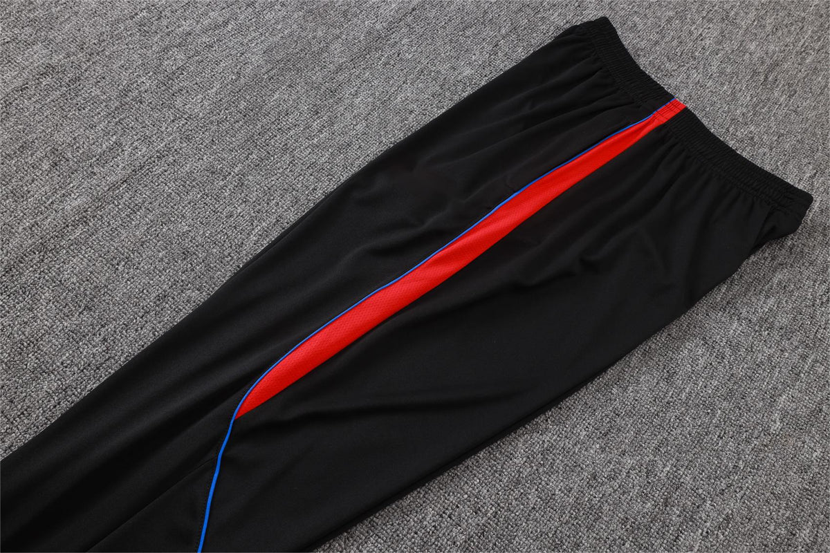 2026-27 Paris White Red Half Zip Training Suit Adults Or Children