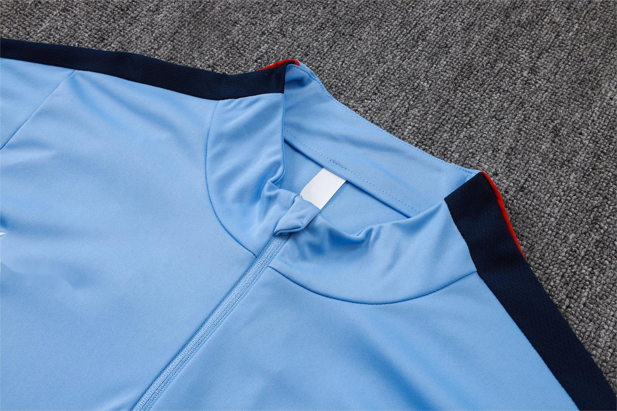 2026 England Light Blue Half Zip Training Suit Adults Or Children