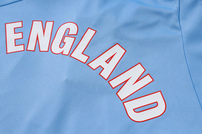 2026 England Light Blue Half Zip Training Suit Adults Or Children