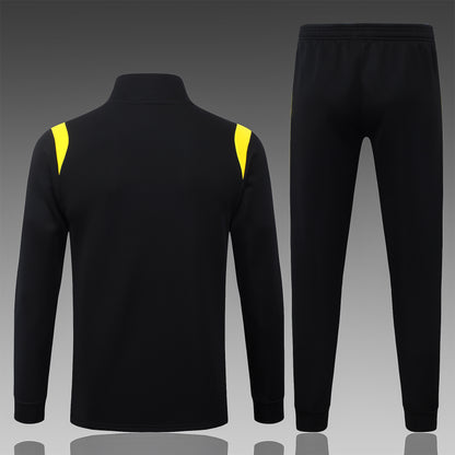 2026 Brazil Black Full Zip Training Suit Adults Or Children