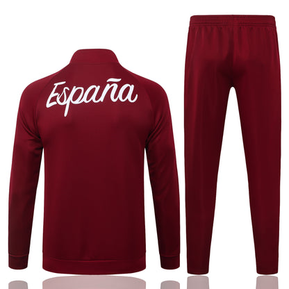 2026 Spain Jujube Full Zip Training Suit Adults Or Children