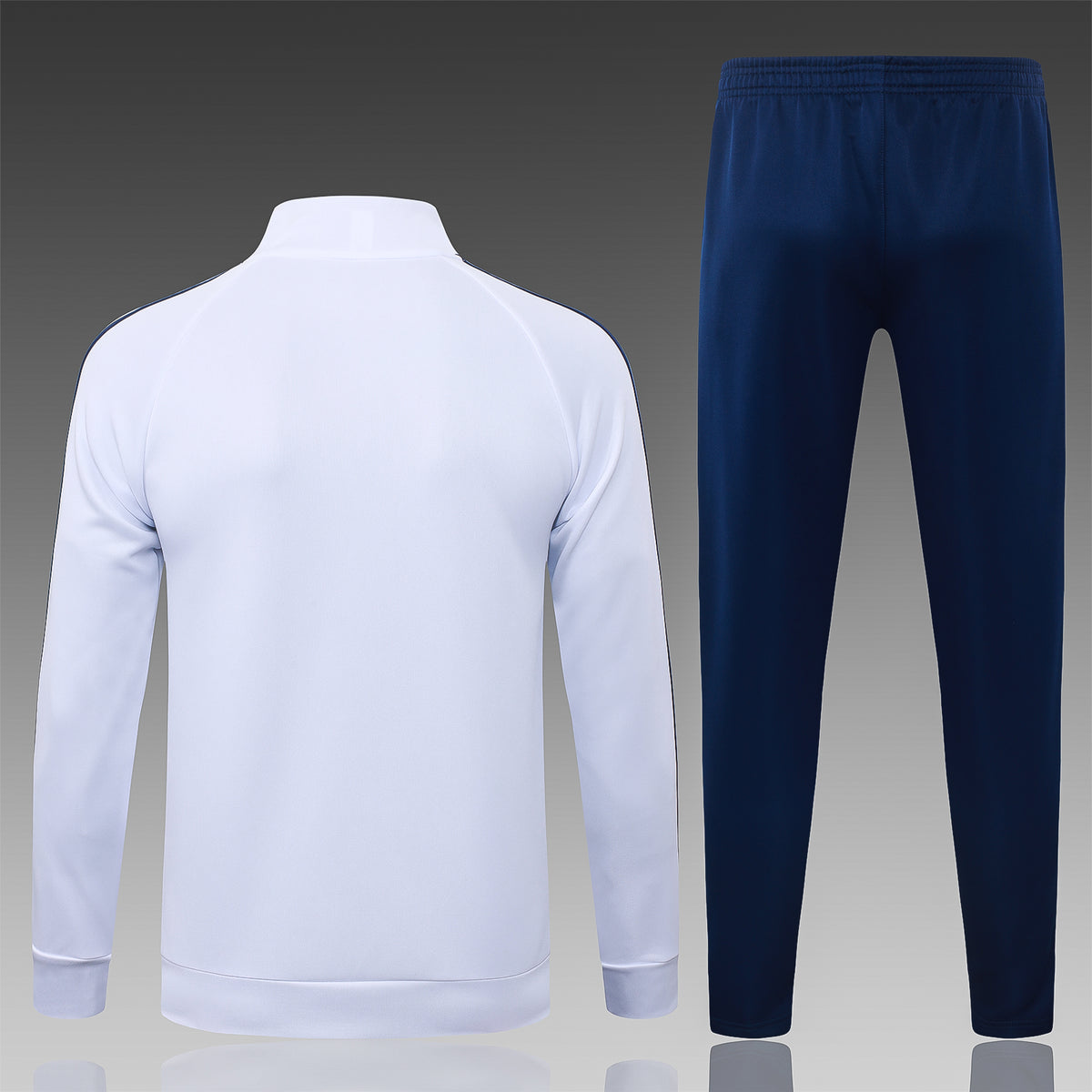 2026-27 Real Madrid White Clover Full Zip Training Suit Adults Or Children