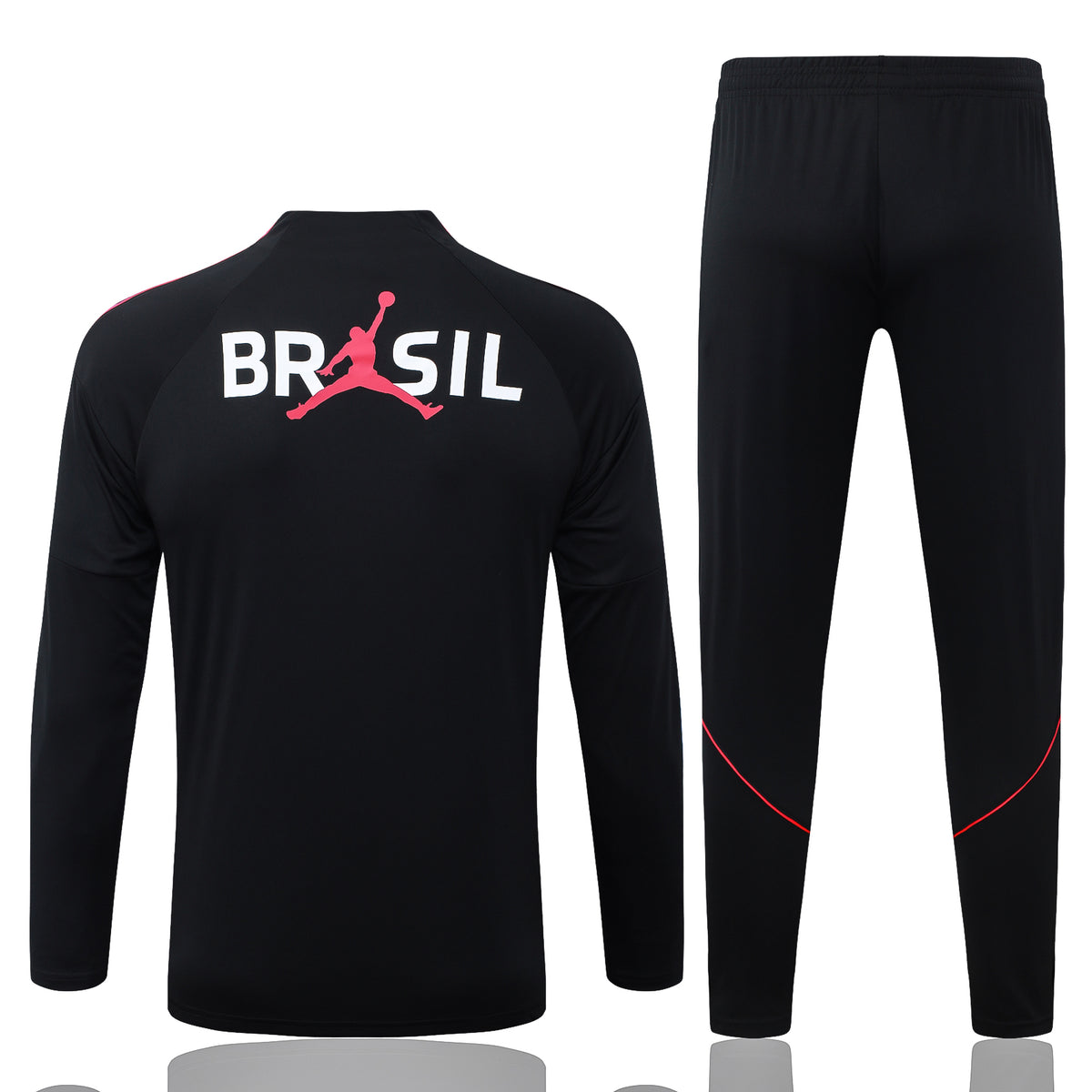 2026 Brazil Black Half Zip Training Suit Adults Or Children