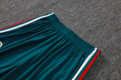 2026 Mexico Dark Green Half Zip Training Suit Adults Or Children