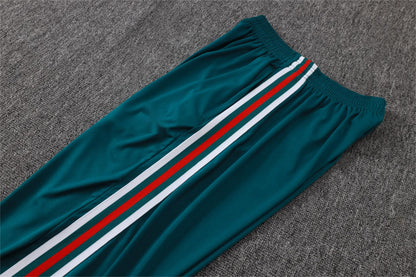 2026 Mexico Dark Green Half Zip Training Suit Adults Or Children