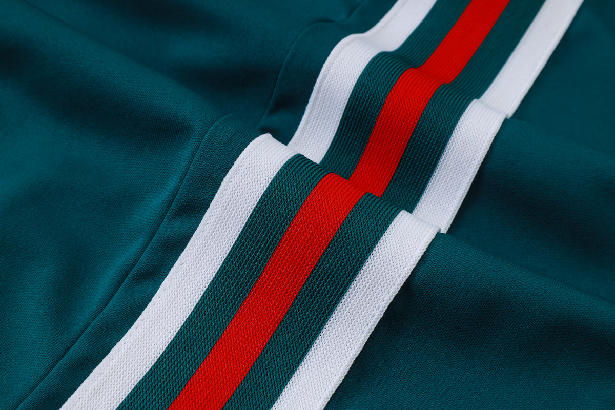 2026 Mexico Dark Green Half Zip Training Suit Adults Or Children