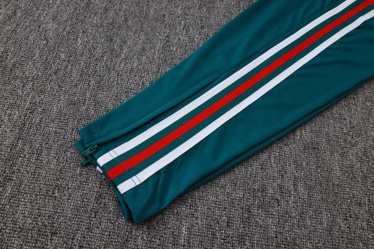 2026 Mexico Dark Green Half Zip Training Suit Adults Or Children