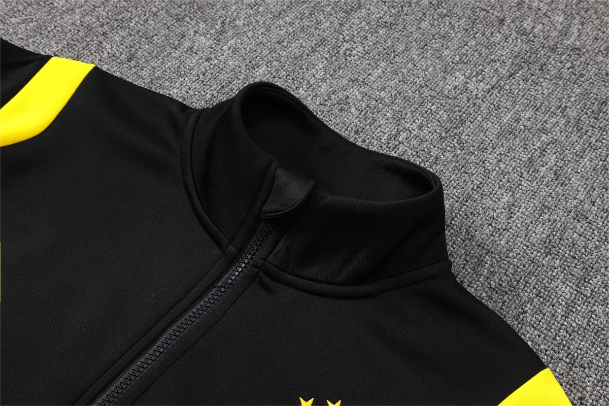 2026 Brazil Black Full Zip Training Suit Adults Or Children