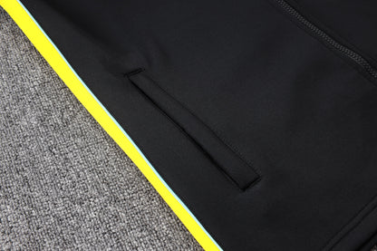 2026 Brazil Black Full Zip Training Suit Adults Or Children