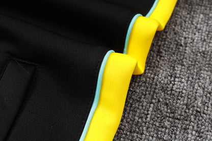 2026 Brazil Black Full Zip Training Suit Adults Or Children