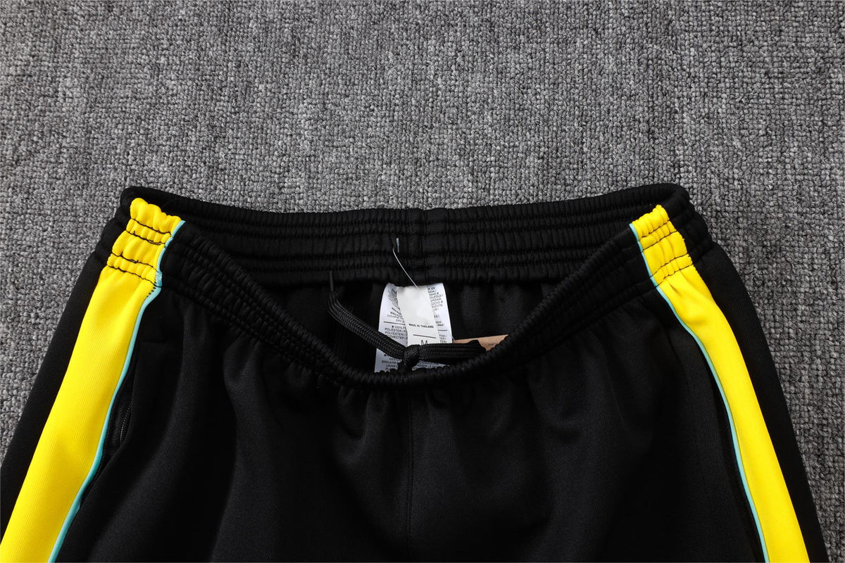 2026 Brazil Black Full Zip Training Suit Adults Or Children