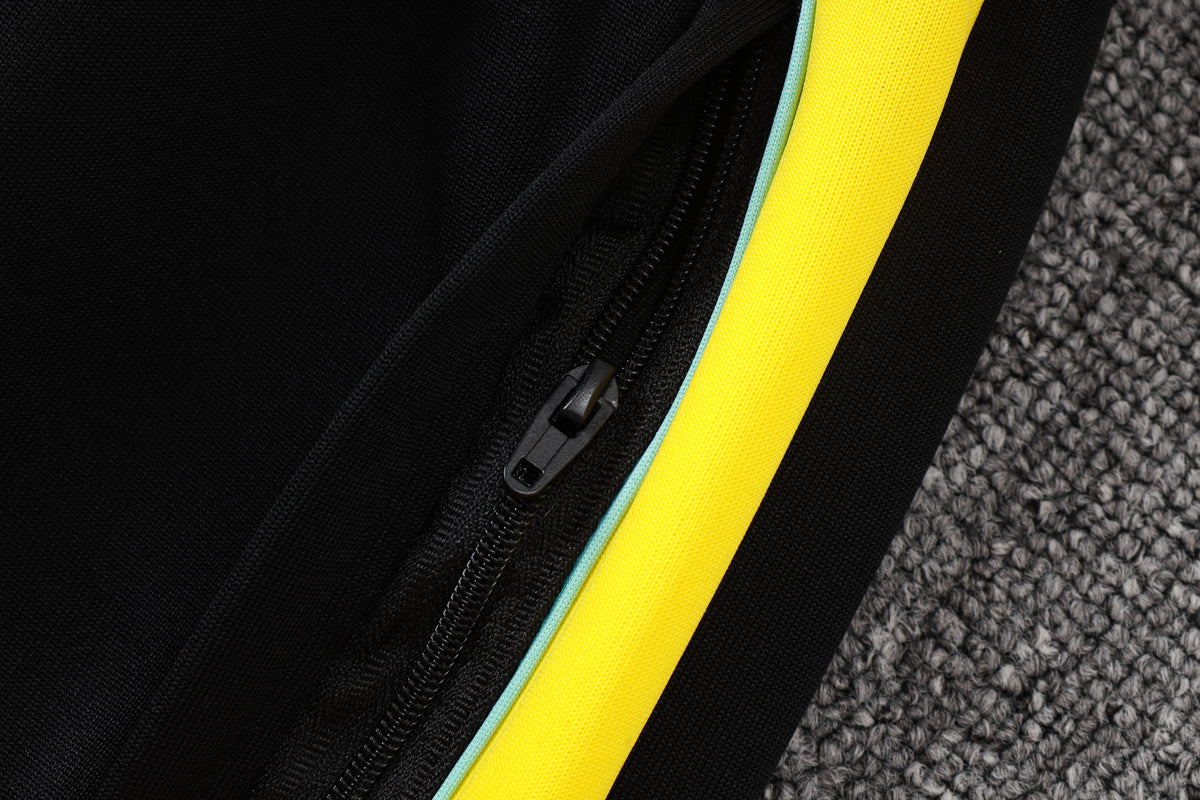 2026 Brazil Black Full Zip Training Suit Adults Or Children