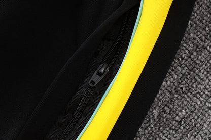 2026 Brazil Black Full Zip Training Suit Adults Or Children