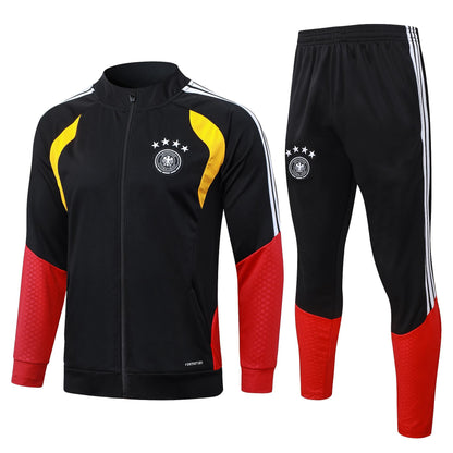 2026 Germany Black Full Zip Training Suit Adults Or Children