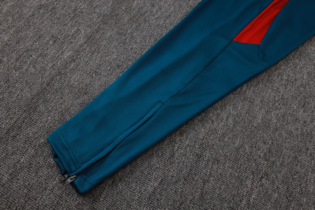 2026 Portugal Red Half Zip Training Suit Adults Or Children