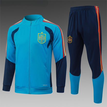 2026 Spain Lake Blue Full Zip Training Suit Adults Or Children