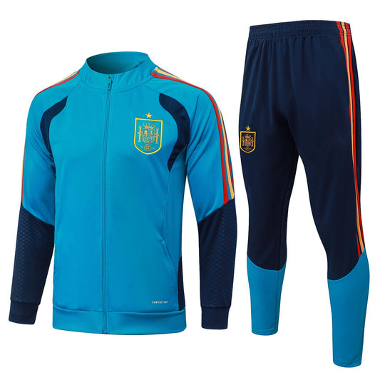 2026 Spain Lake Blue Full Zip Training Suit Adults Or Children