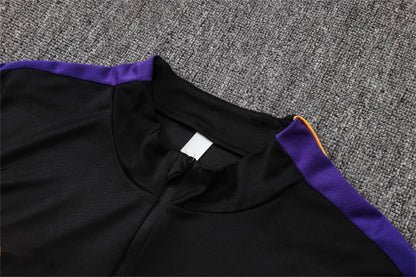2026-27 Barcelona Black Half Zip Training Suit Adults Or Children