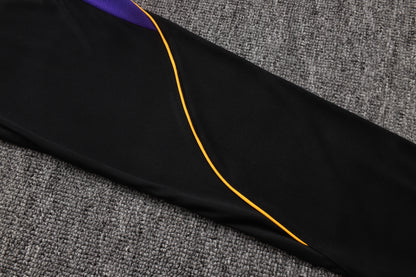 2026-27 Barcelona Black Half Zip Training Suit Adults Or Children