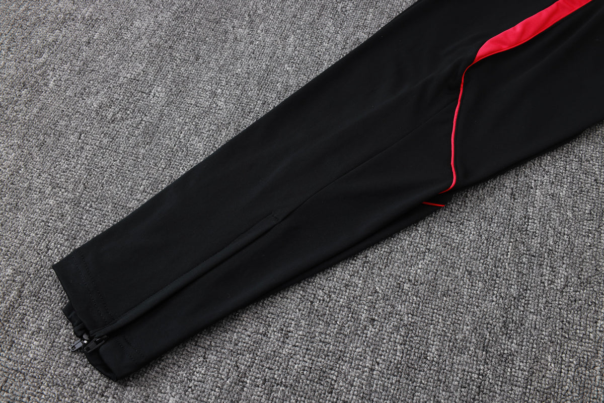 2026 Brazil Black Half Zip Training Suit Adults Or Children