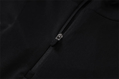 2026-27 Paris Black Half Zip Training Suit Adults Or Children